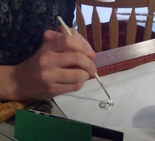 oxidising silver