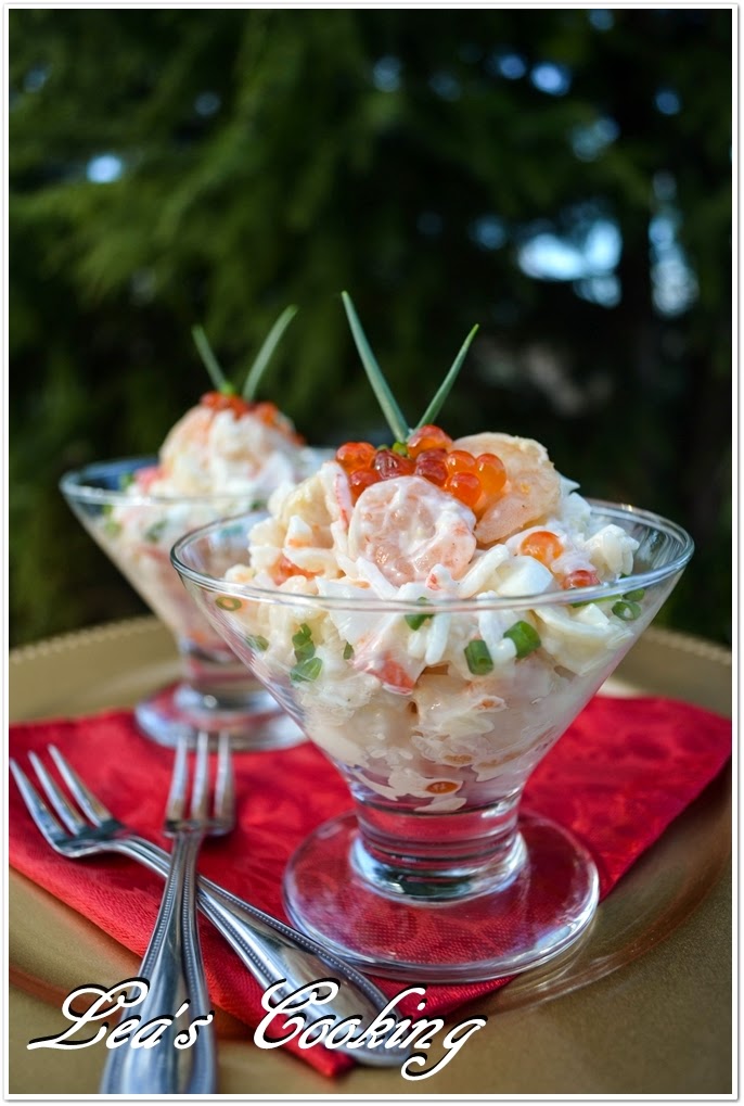 Lea's Cooking The Best Seafood Salad Recipe {Cалат из