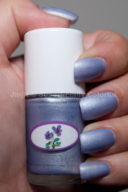 Violet Matte Pastel by The Nail Junkie Violet Matte Pastel by The Nail Junkie
