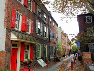 Elfreth's Alley in Philadelphia, PA