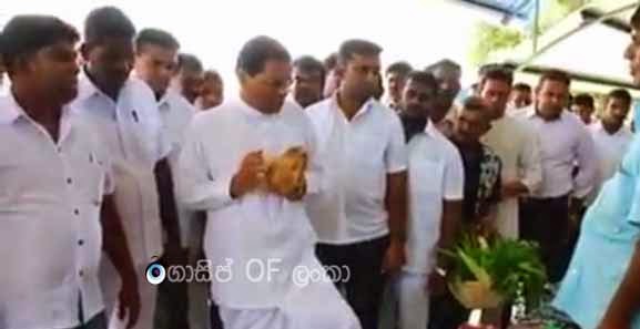 President Maithri goes Shopping President Maithri goes Shopping