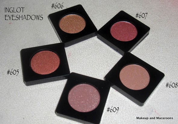 New Inglot Eyeshadow colours |Makeup and Macaroons