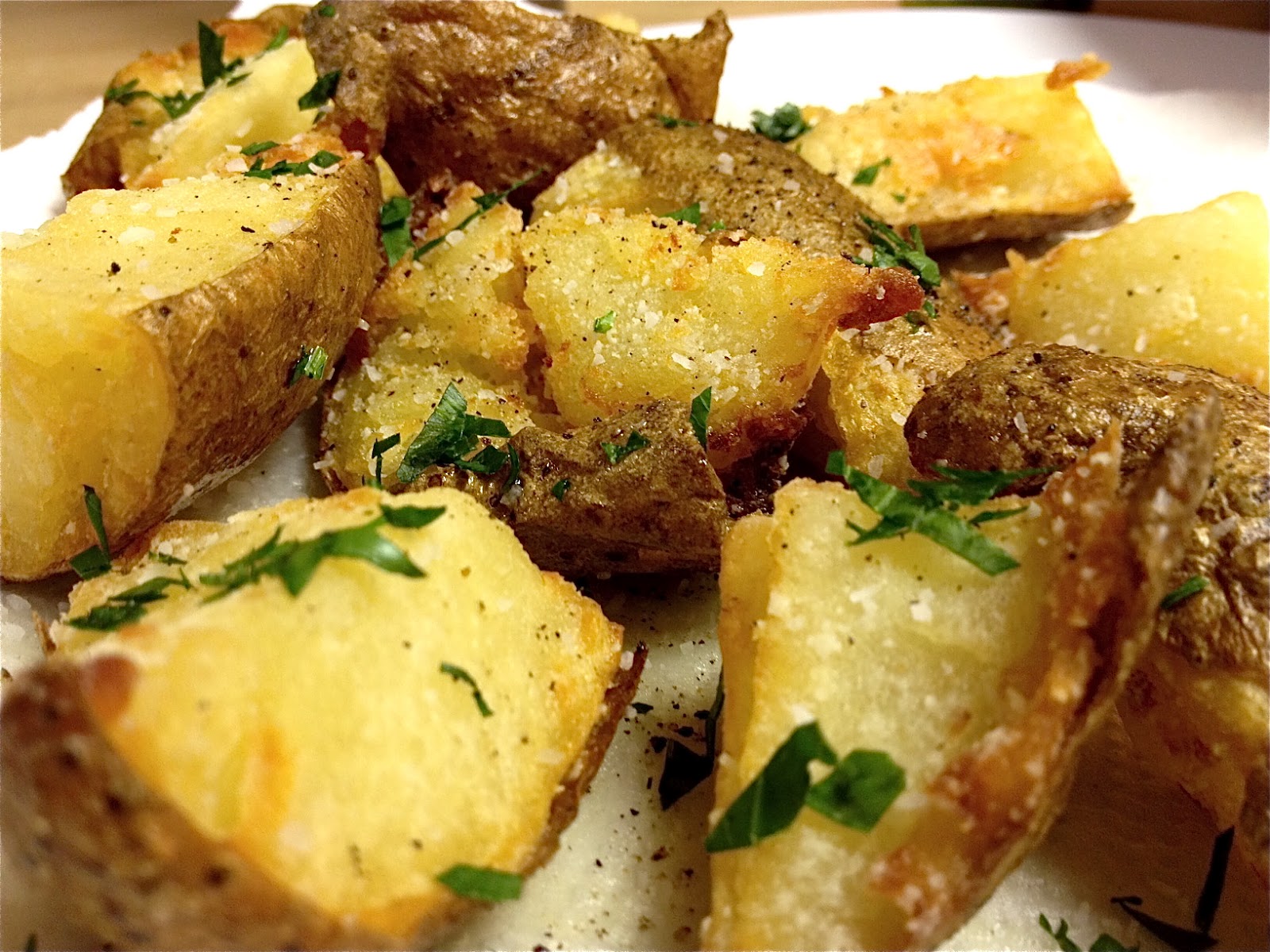 Fried Smashed Potatoes