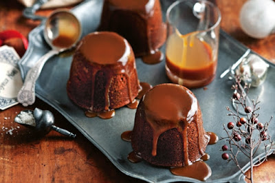 Gingerbread puddings with salted toffee sauce Recipe Gingerbread puddings with salted toffee sauce Recipe