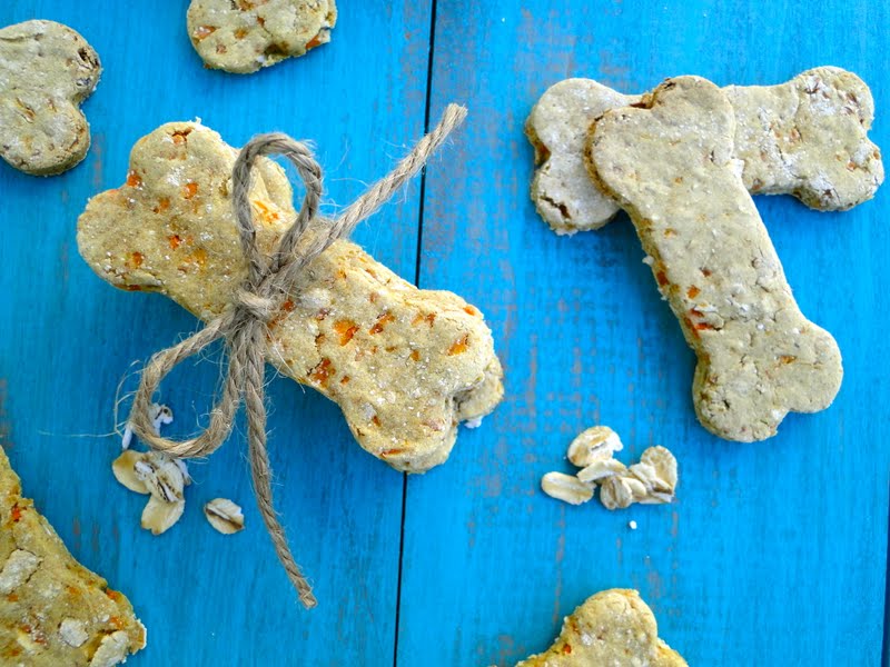 pictures pups and pies Oatmeal Carrot Dog Treats