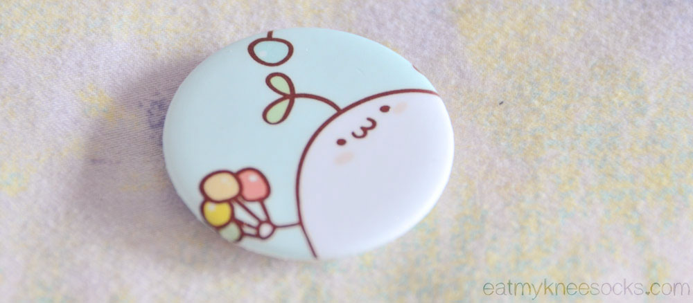 {Review + Giveaway} Kawaii Box: March 2015 Subscription - Cartoon Badge This cartoon badge is perfect for decorating your backpacks and jackets.