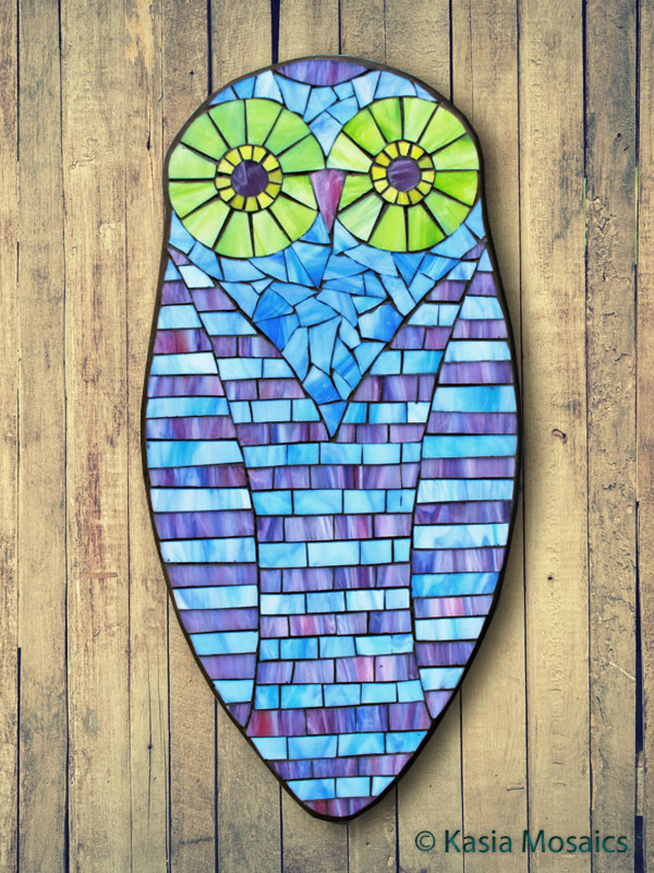 Mosaic Owl Design 8