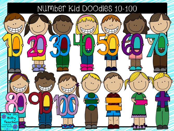 http://www.teacherspayteachers.com/Product/Clipart-Math-Number-Kid-Doodles-10-100-1407653