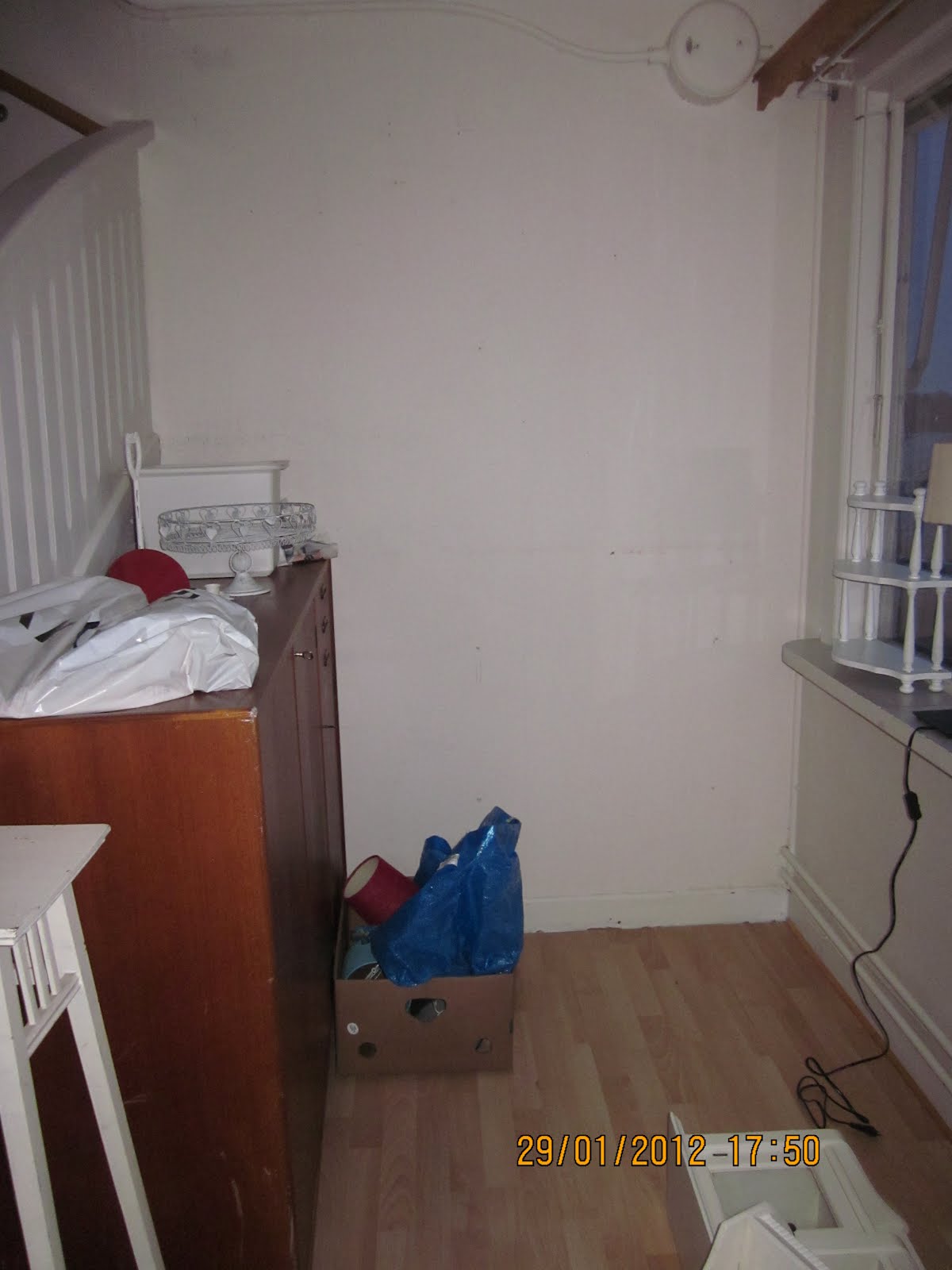 Blomkattis: renovering av vardagsrum