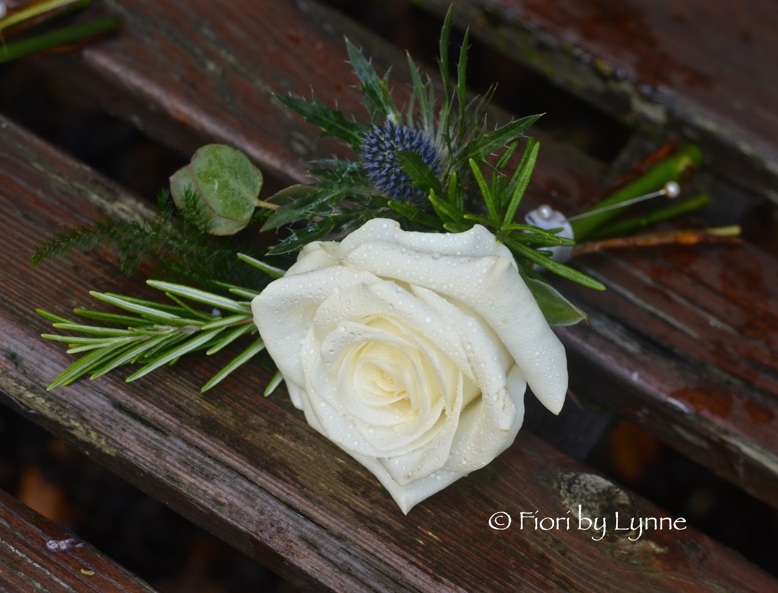 Wedding Flowers Blog Jennie's Rustic Blue, Silver and White Wedding
