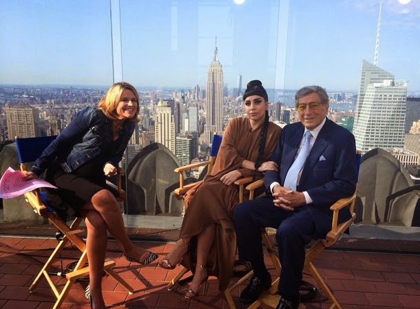 Lady Gaga & Tony Bennett on the Today Show - 29/07/14