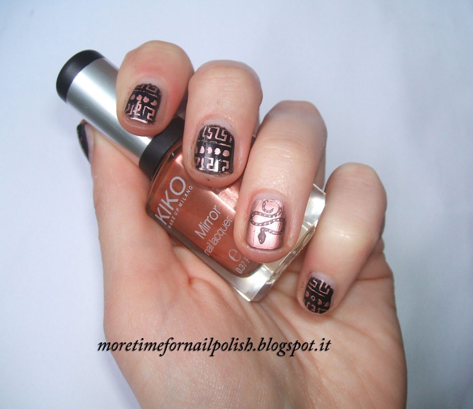 Time for Nail Polish Ancient Greece nail art