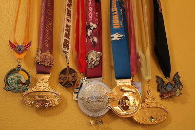 Race Medals - Rock 'n Roll, Princess Half Marathon, Wine and Dine Half Marathon, Walt Disney World Half Marathon, Wicked 10k