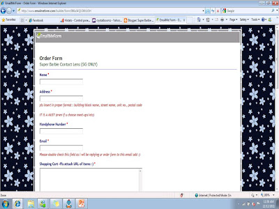 Super Barbie Contact Lens (SG ONLY): HOW 2 ORDER
