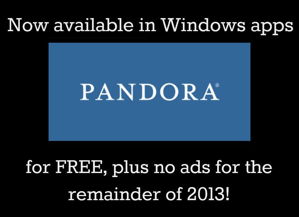 Pandora Now Available Fo WP8, Available With Ad-free Listening – “the Best Way Of Listening On A pandora2