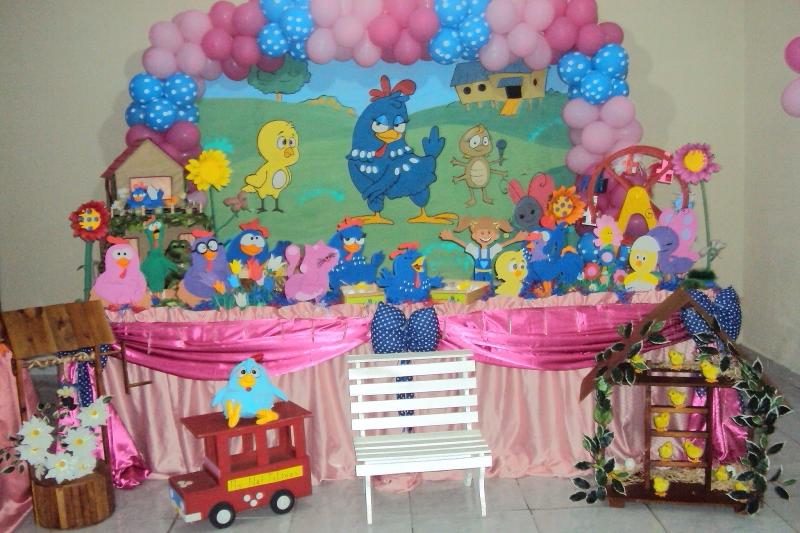 decoracao festa galinha pintadinha rosa:Sirlei Festas infantil-Rua:Oreade 174 Moreninha III Tel:(67)3393-2873 decoracao festa galinha pintadinha rosa:Sirlei Festas infantil-Rua:Oreade 174 Moreninha III Tel:(67)3393-2873