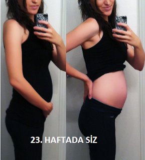 23 haftalık hamilelik