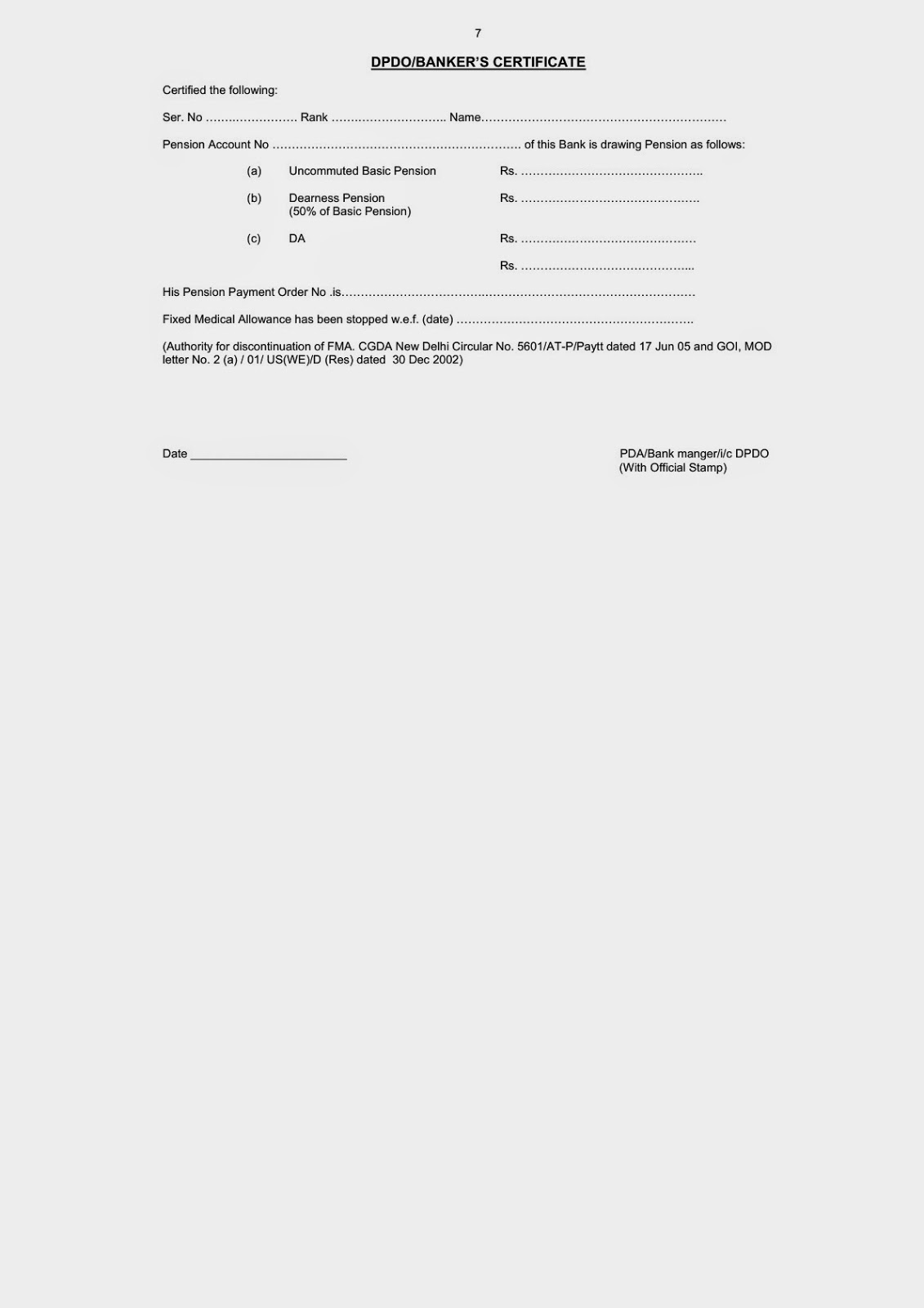 how to write a certificate of service