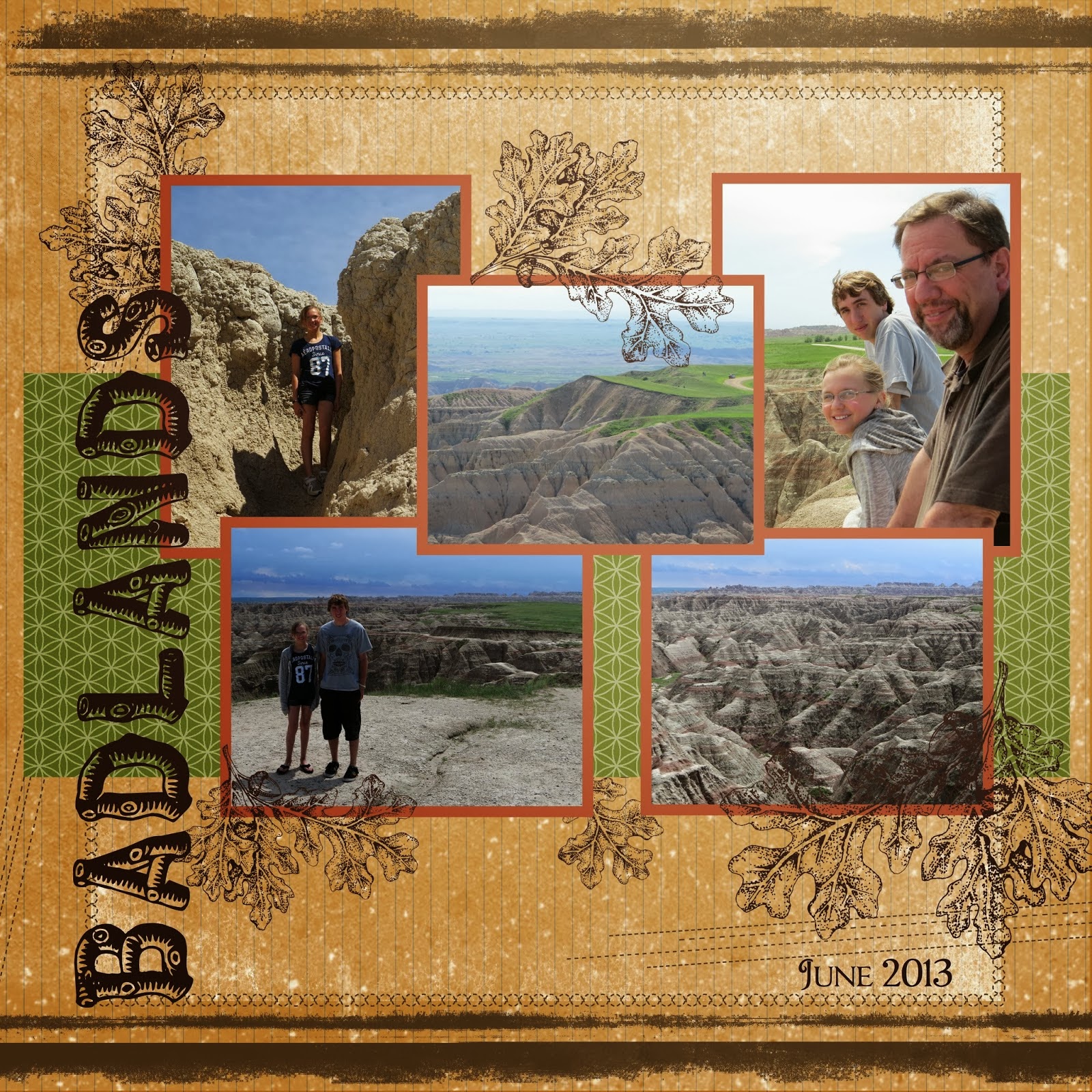 Hiking Scrapbook Scrapbook, Scrapbooking layouts