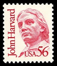 56 days countdown; US Postal Stamp, 56 cents, John Harvard