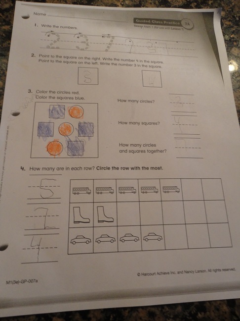 Learners in Bloom: Homeschool Kindergarten Math Lesson Plans - Month 1