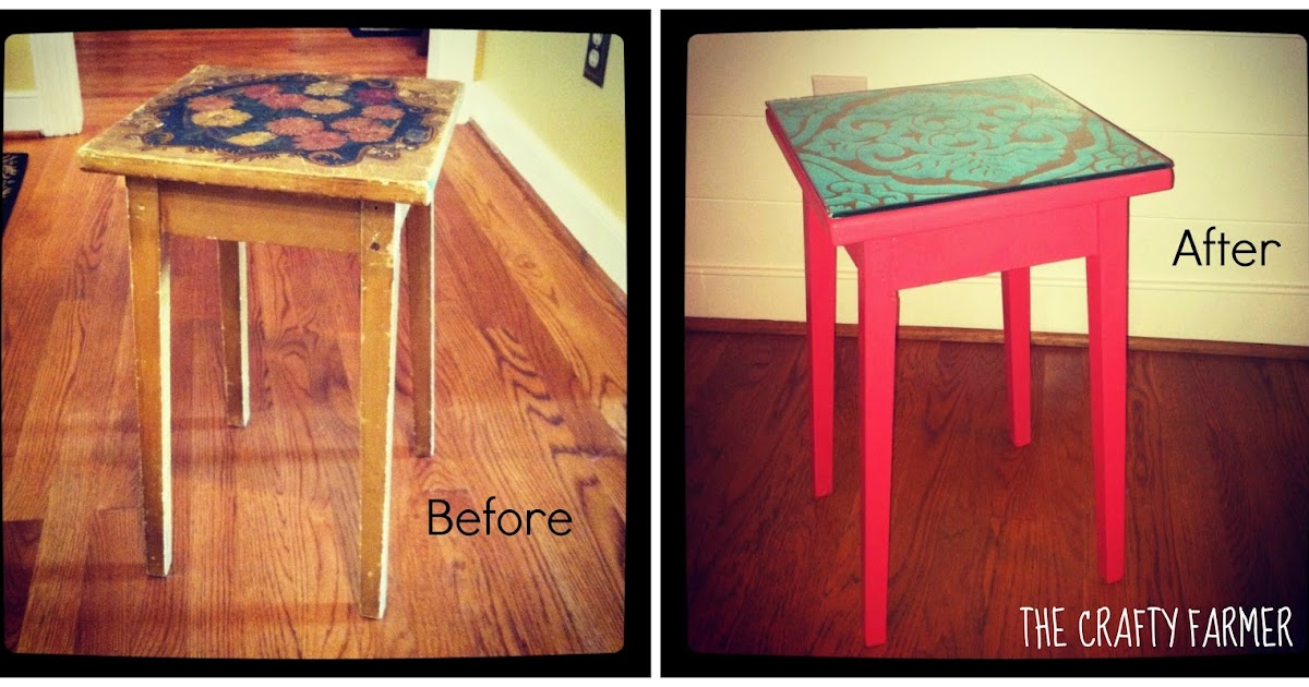 The Crafty Farmer Revamping Furniture