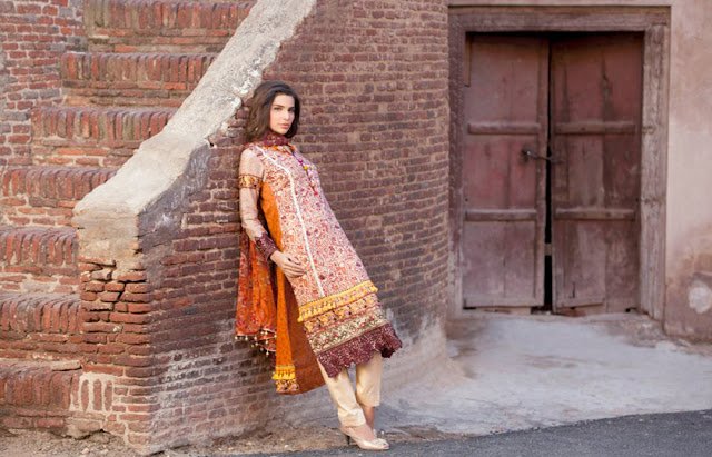 Spring-Summer Women's Embroidered Dresses Vol-2 Collection By Firdous