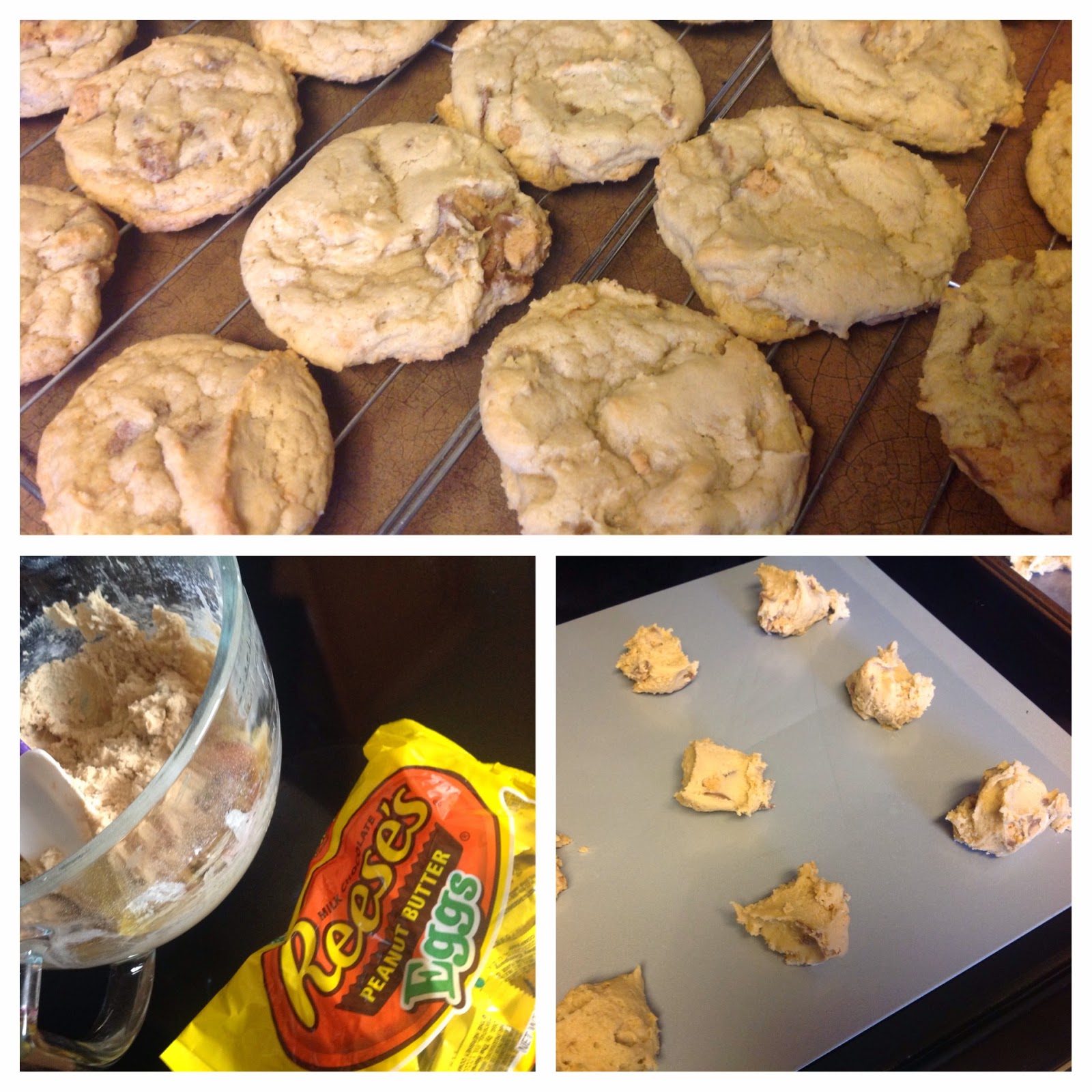 Reese's Peanut Butter Egg Cookies