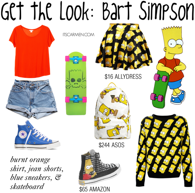 Get the Look: Bart Simpson / Carmen Varner // Lifestyle Blogger ...