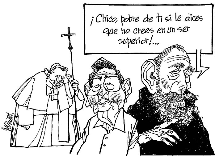 Caricatura+Benedicto+XVI+y+hnos.Castro+(2012).jpg (709&times;507)