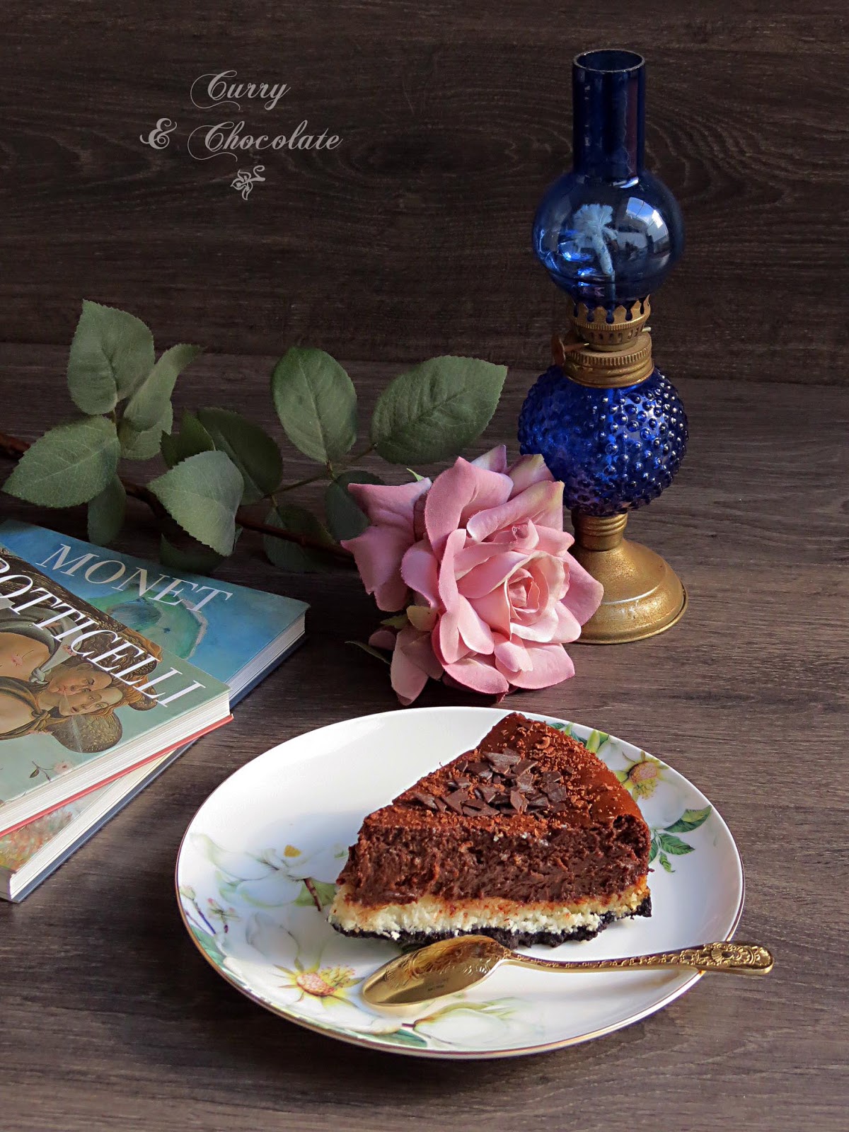Tarta de queso con chocolate y coco – Coconut and chocolate cheesecake Tarta de queso con chocolate y coco – Coconut and chocolate cheesecake