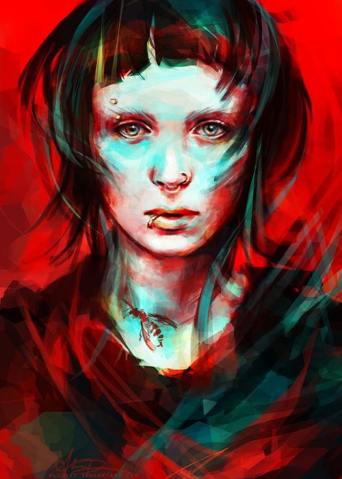 Alice X. Zhang alicexz deviantart pinturas de filmes séries Rooney Mara como Lisbeth Salander Alice X. Zhang alicexz deviantart pinturas de filmes séries Rooney Mara como Lisbeth Salander