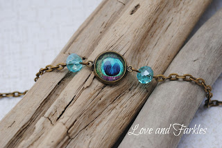 Peacock Inspired Bracelet from Love and Farkles
