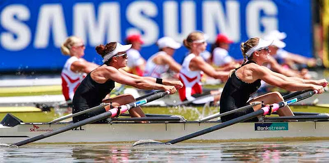Julia Edward ,5th in the Women’s Lightweight Double Sculls, 2013 World Rowing Champs