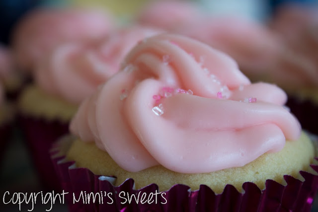 Sugar Cookie Cupcakes with Strawberry Marshmallow Cream Cheese Icing