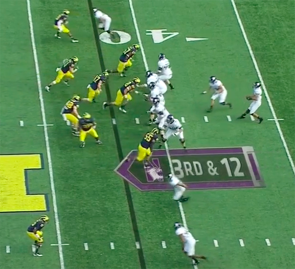 Burgeoning Wolverine Star Mattison's strong safety blitz