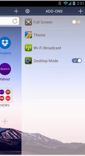 Dolphin hd browser for android