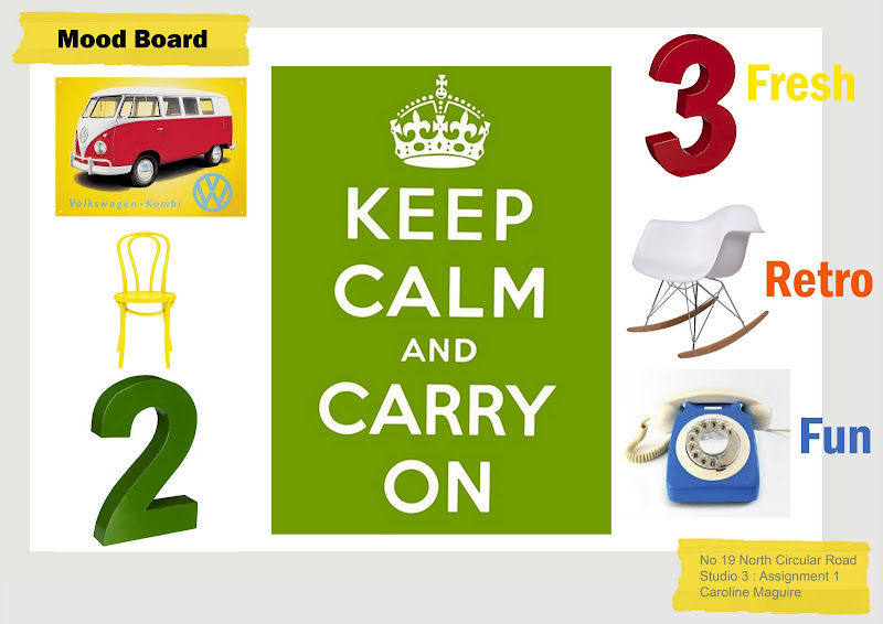 The following are my presentation boards for the client. title=
