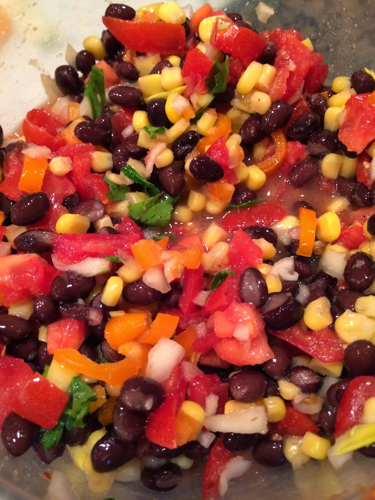 Fit Momma of Four Homemade Corn & Black Bean Salsa
