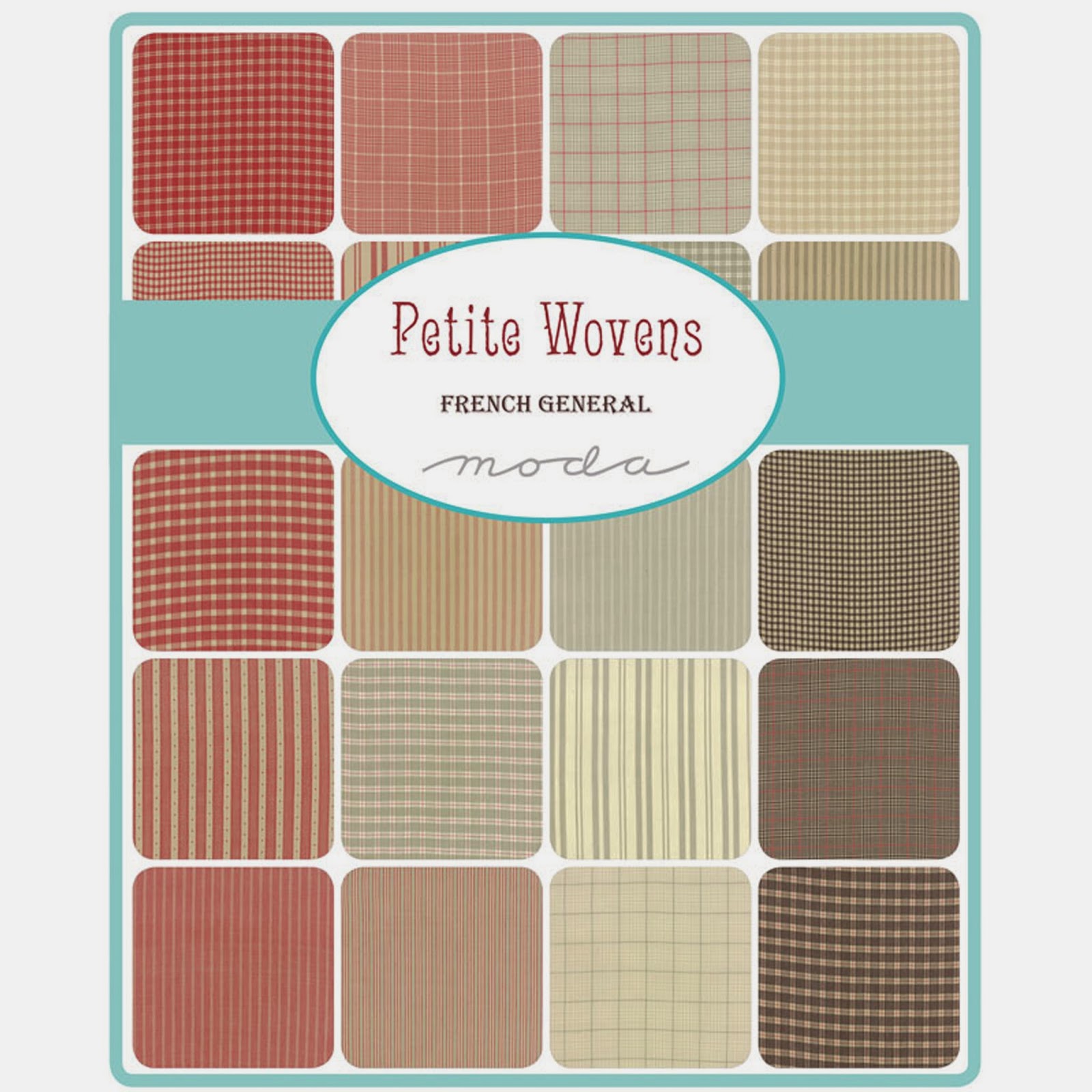 Crazy Quilt Girl Fabric Shop Moda PETITE PRINTS & WOVENS Fabric