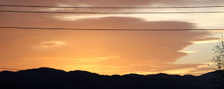 Just before the sun showed itself Just before the sun showed itself