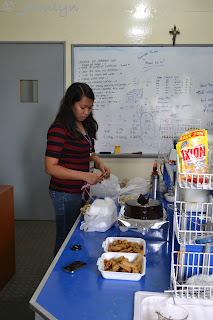 preparing the lunch Surprise Birthday Lunch