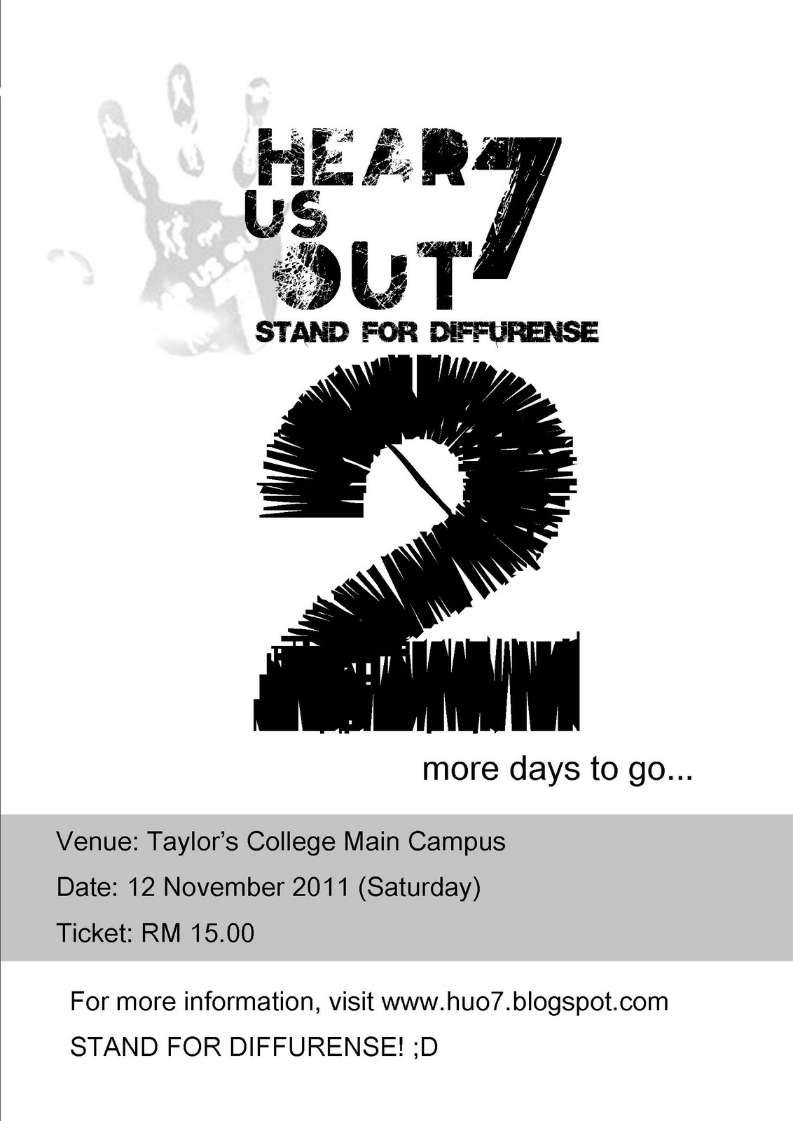 Hear Us Out 7: [HUO7] Countdown: 2 Days More to Go!
