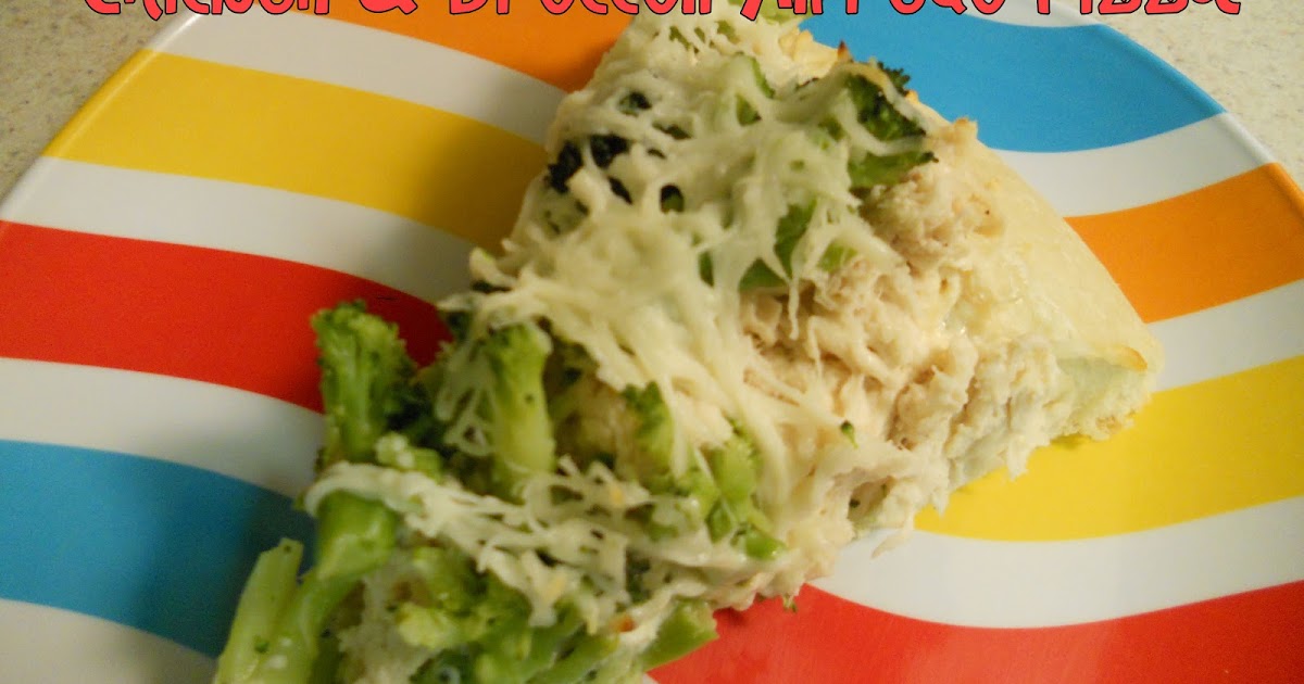 Fantastical Sharing of Recipes Chicken & Broccoli Alfredo Pizza