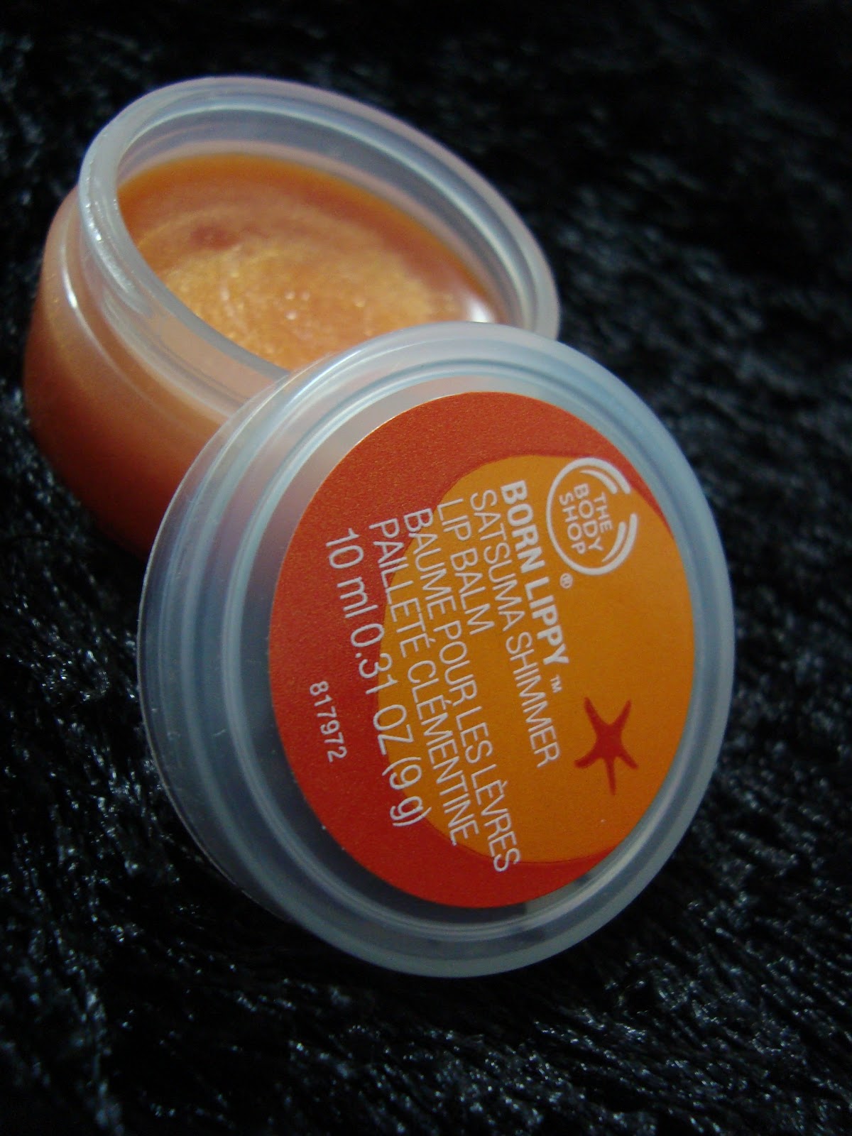 Fate's beauty spree Body Shop's Born Lippy Satsuma Shimmer