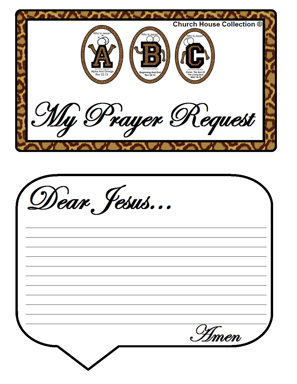 Church House Collection Blog Abc S Quot Who Is Jesus Quot White Binder With Clear Front Pocket Prayer Letter Templates Free