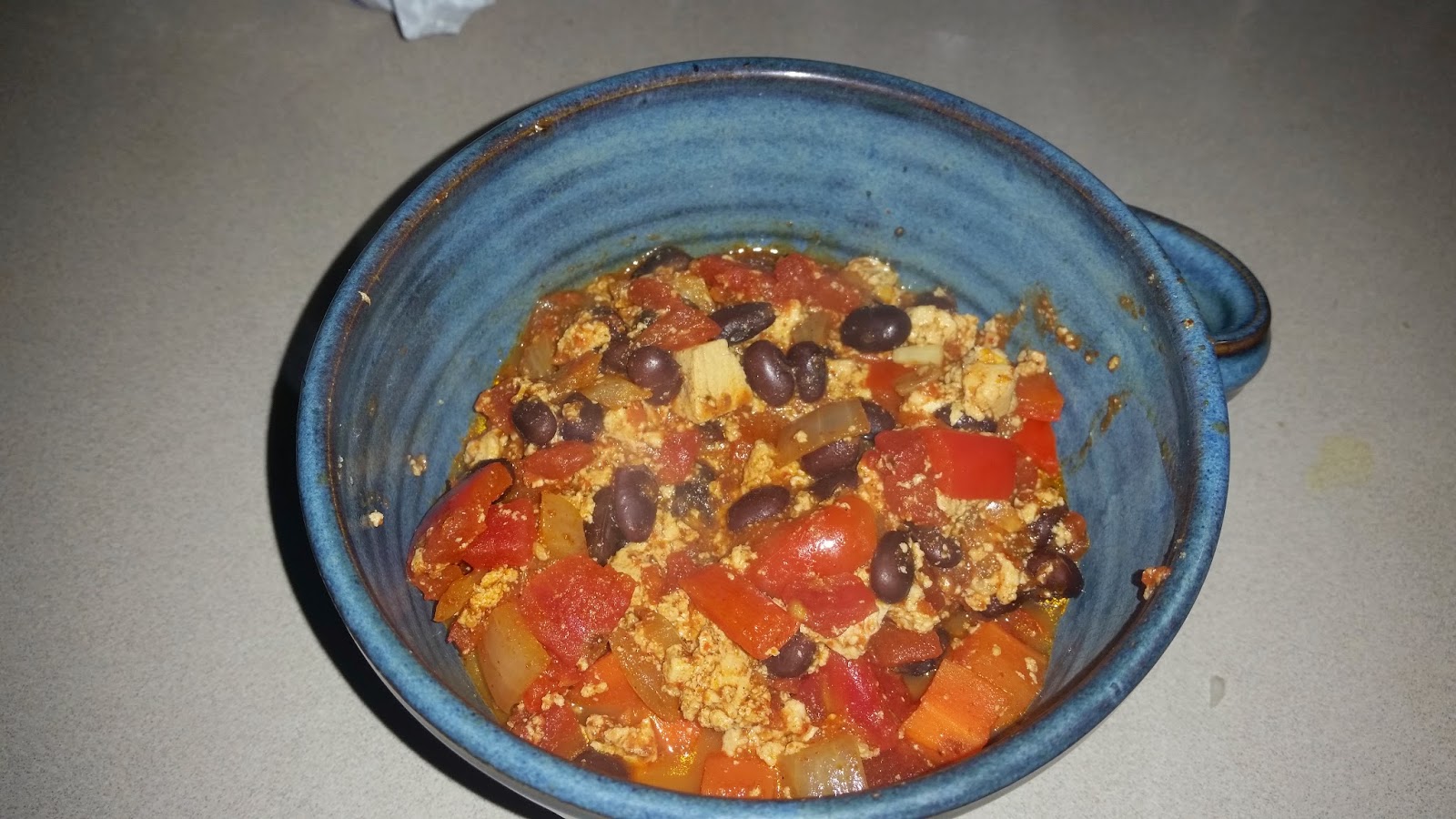 Experimentasteion Tofu Vegetarian Chili21 Day fix Approved