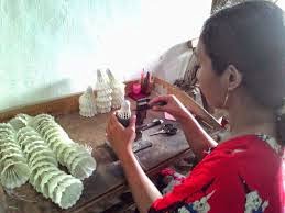 Alat Jahit Bentel Shutlekock Proses Jahit Shutlekock