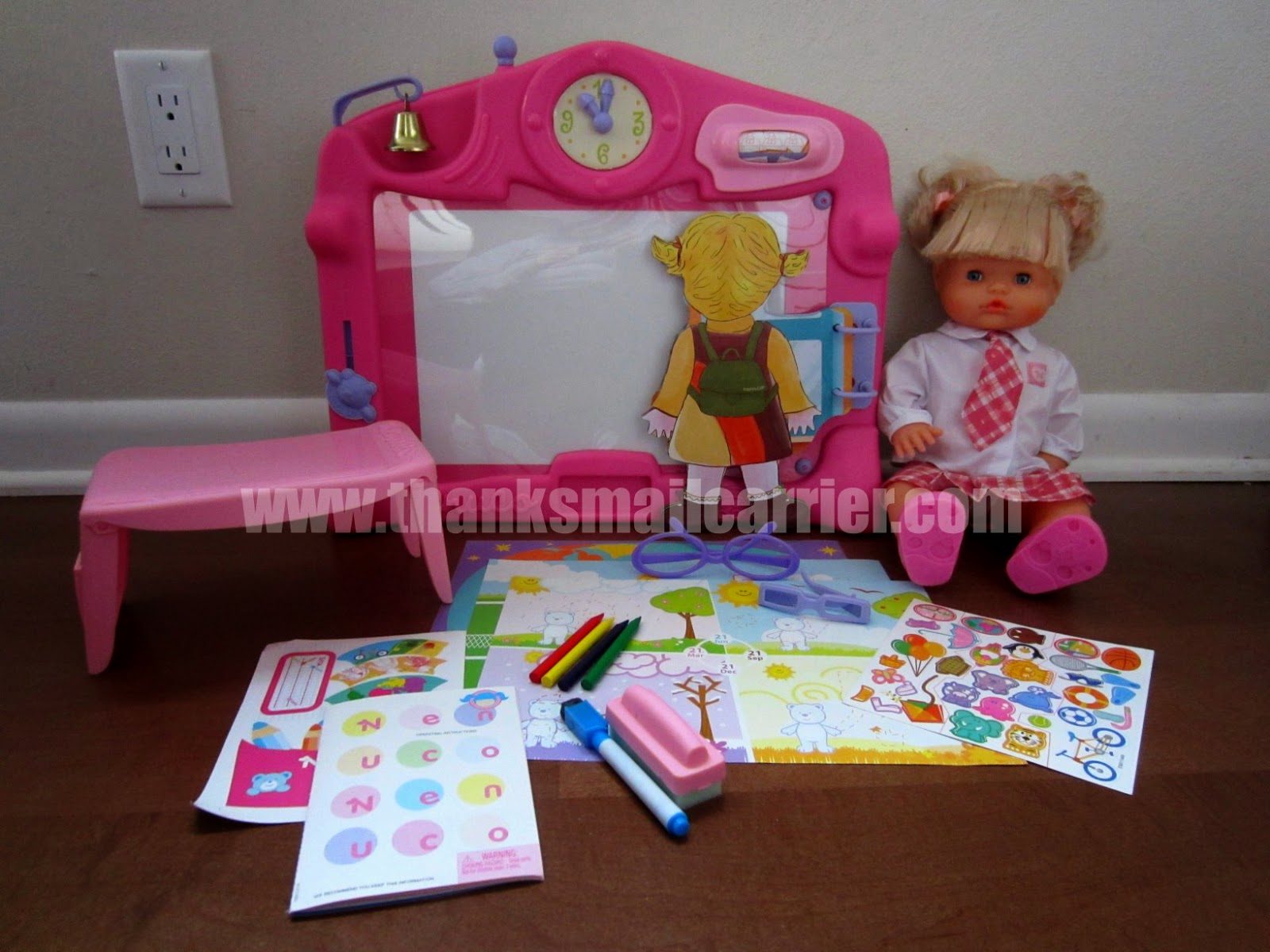 Thanks, Mail Carrier: Fun and Learning Combine in the Nenuco Let's Play School Doll and Playset by Famosa {Review}