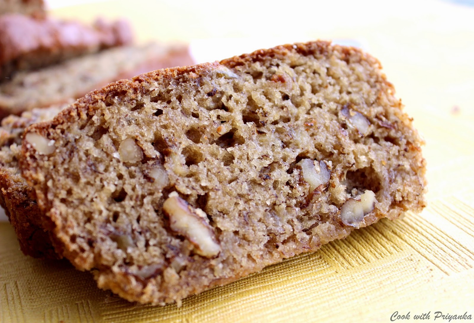 Eggless Banana Walnut Cake Recipe Video Eggless Banana Walnut Cake Recipe Video